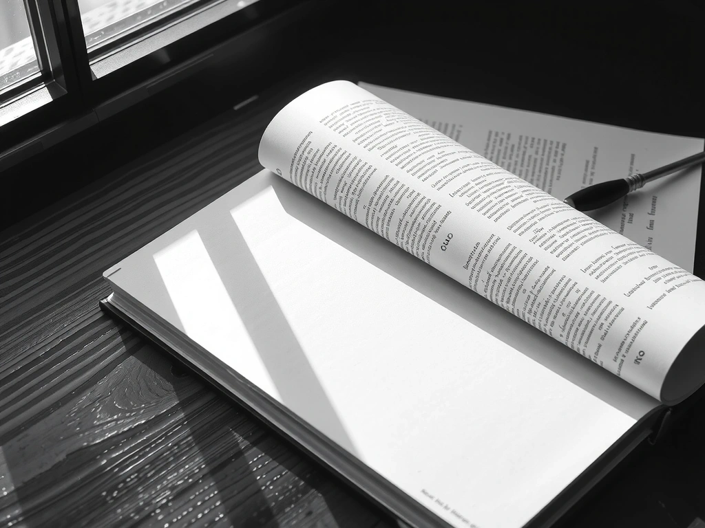 Otvorena knjiga u mraku